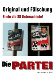 NPD Wahlkampfplakat
