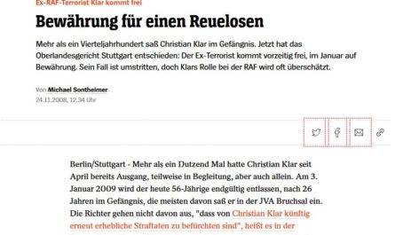 Christian Klar wird nach 26 Jahren aus der Haft entlassen