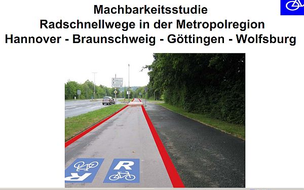 Rad Schnellweg durch Göttingen