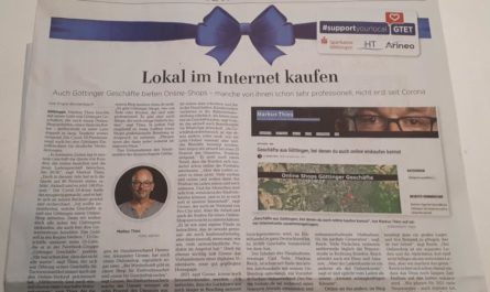 Lokal im Internet kaufen im Göttinger Tageblatt vom 24.12.2020