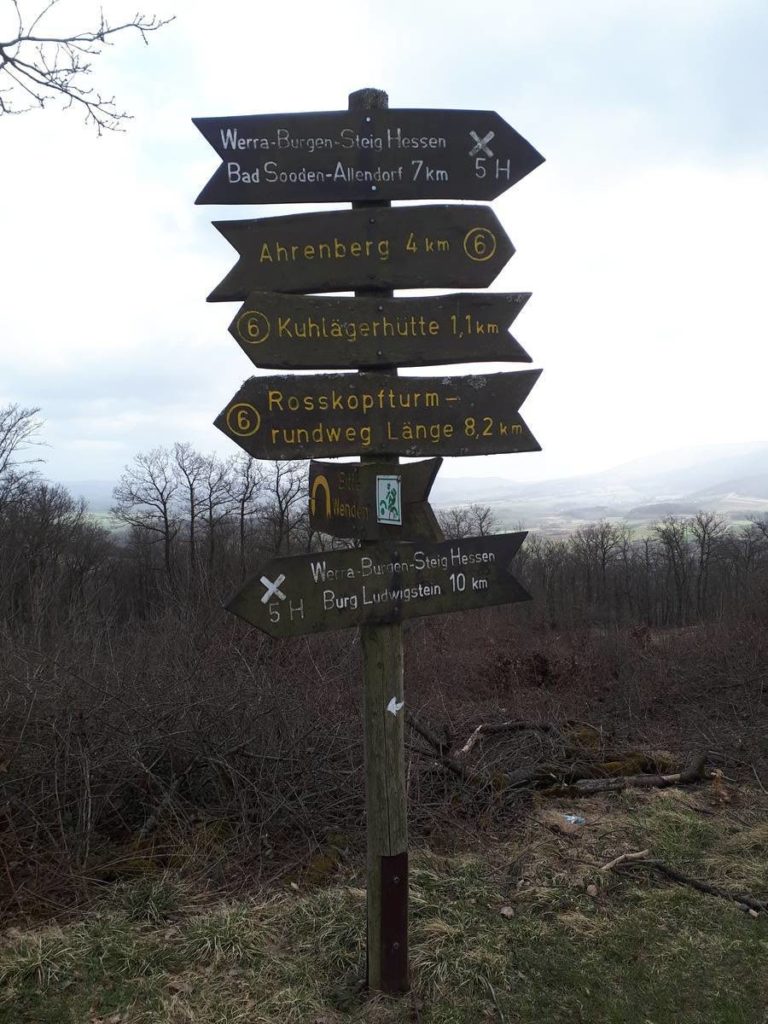 Wanderweg von Ahrenberg zum Roßkopfturm